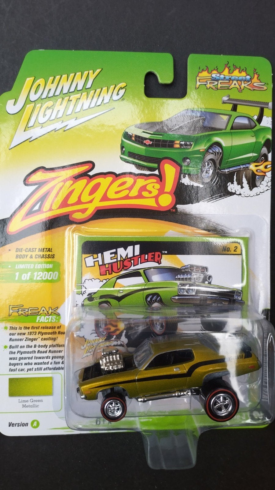 Plymouth Road Runner 1:64 Johnny Lightning Zingers Pol, Auto, Verzenden, Nieuw, M