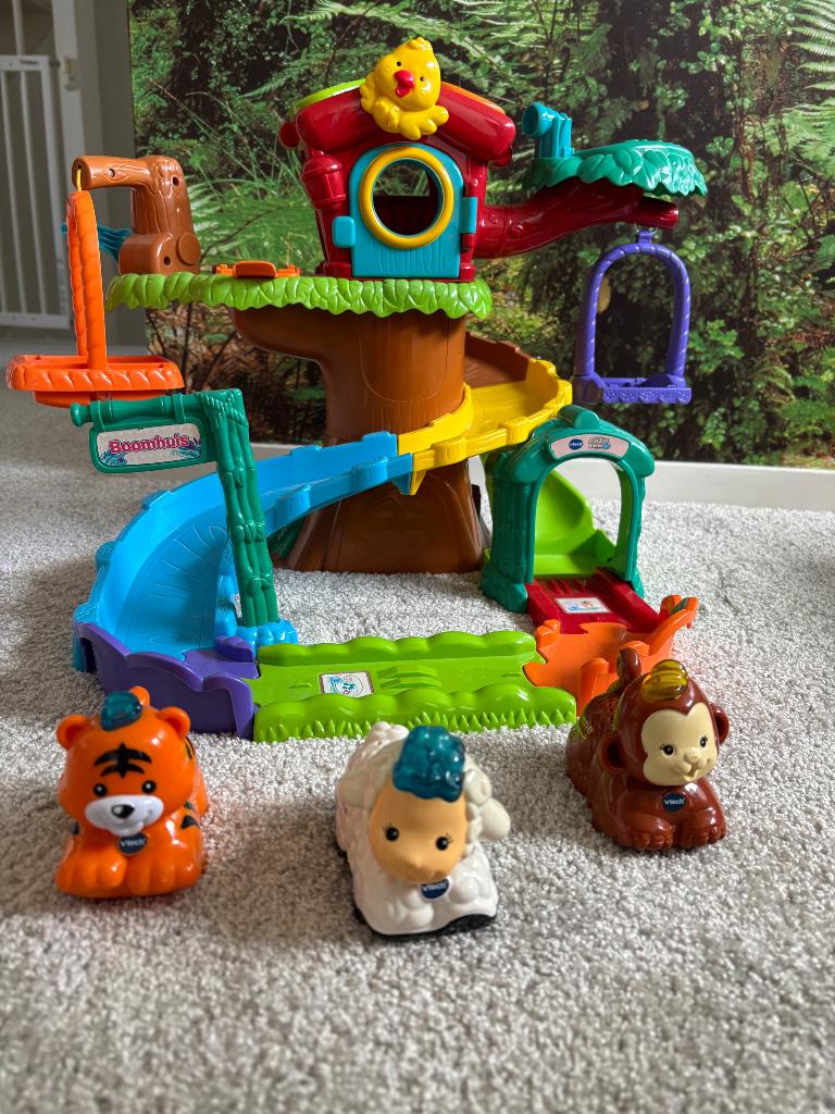 Vtech Zoef Zoef boomhuis incl diertjes, Ophalen of Verzenden, Zo goed als nieuw, 2 tot 4 jaar