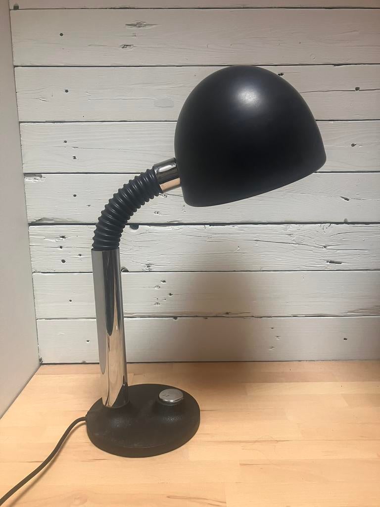 Bureaulamp Egon Hillebrand, Huis en Inrichting, Lampen | Tafellampen, Ophalen of Verzenden, Zo goed als nieuw, Metaal, Minder dan 50 cm