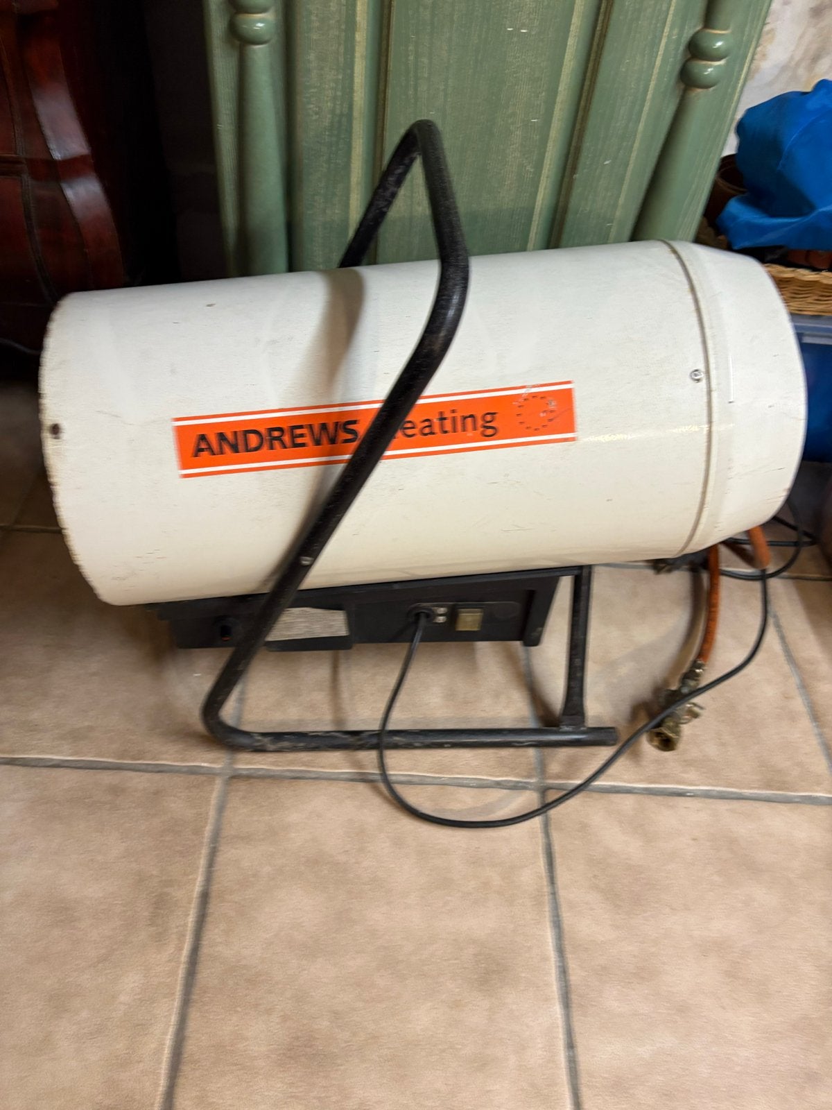 Andrews Heating heteluchtkanon, Doe-het-zelf en Verbouw, Ophalen, 30 tot 80 cm, Gebruikt, Kachel