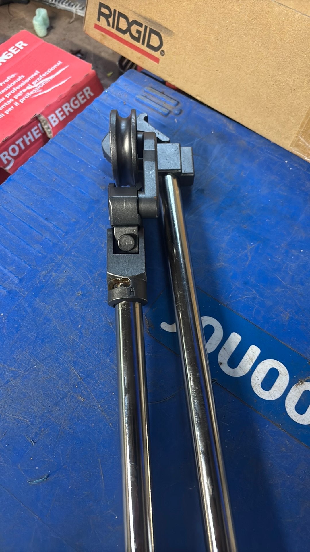 Buigijzer ridgid model 610 nieuw, Ophalen, Zo goed als nieuw