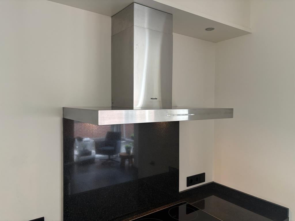 Afzuigkap Miele DA-429 90cm breed, Witgoed en Apparatuur, Afzuigkappen, Ophalen, Gebruikt, Wandschouwkap, Motor