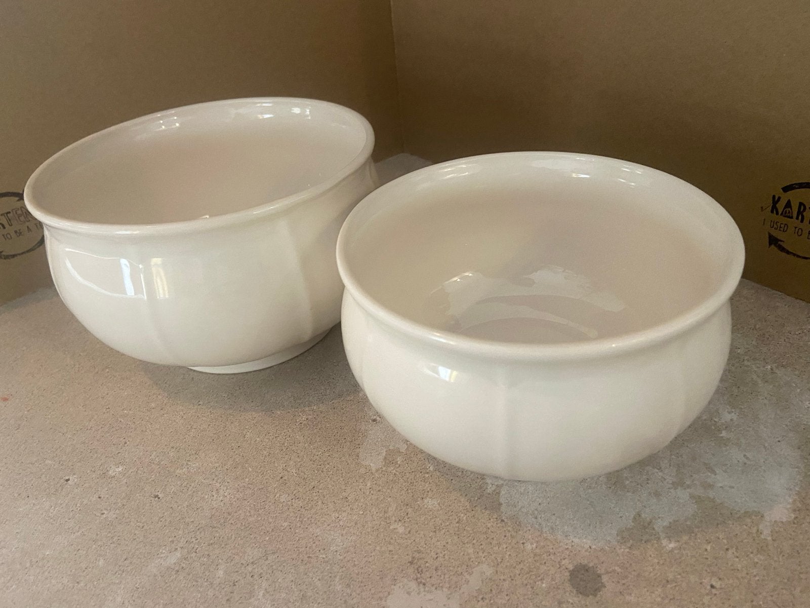 Zeller Petit Blanc kommen - Set van 2, Ophalen, Overige merken, Keramiek, Zo goed als nieuw