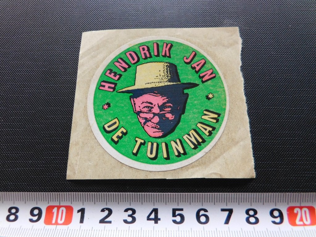 sticker logo hendrik jan de tuinman, Ophalen, Zo goed als nieuw