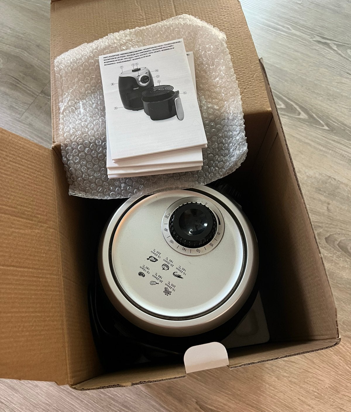 Tristar Airfryer Mini, compact. 2 L, Ophalen, Gebruikt, Airfryer, Minder dan 750 gram