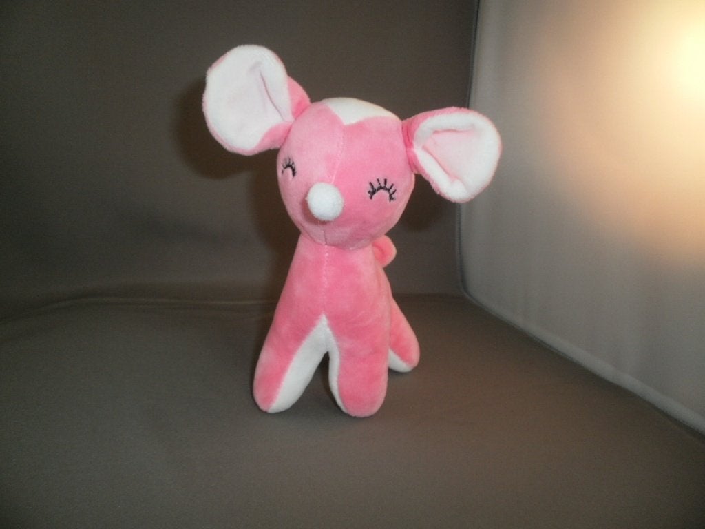 hertje/schaap zwart of roze/wit met ster op bil oogjes dicht, Overige typen, Nieuw, Ophalen of Verzenden, Meerkleurig