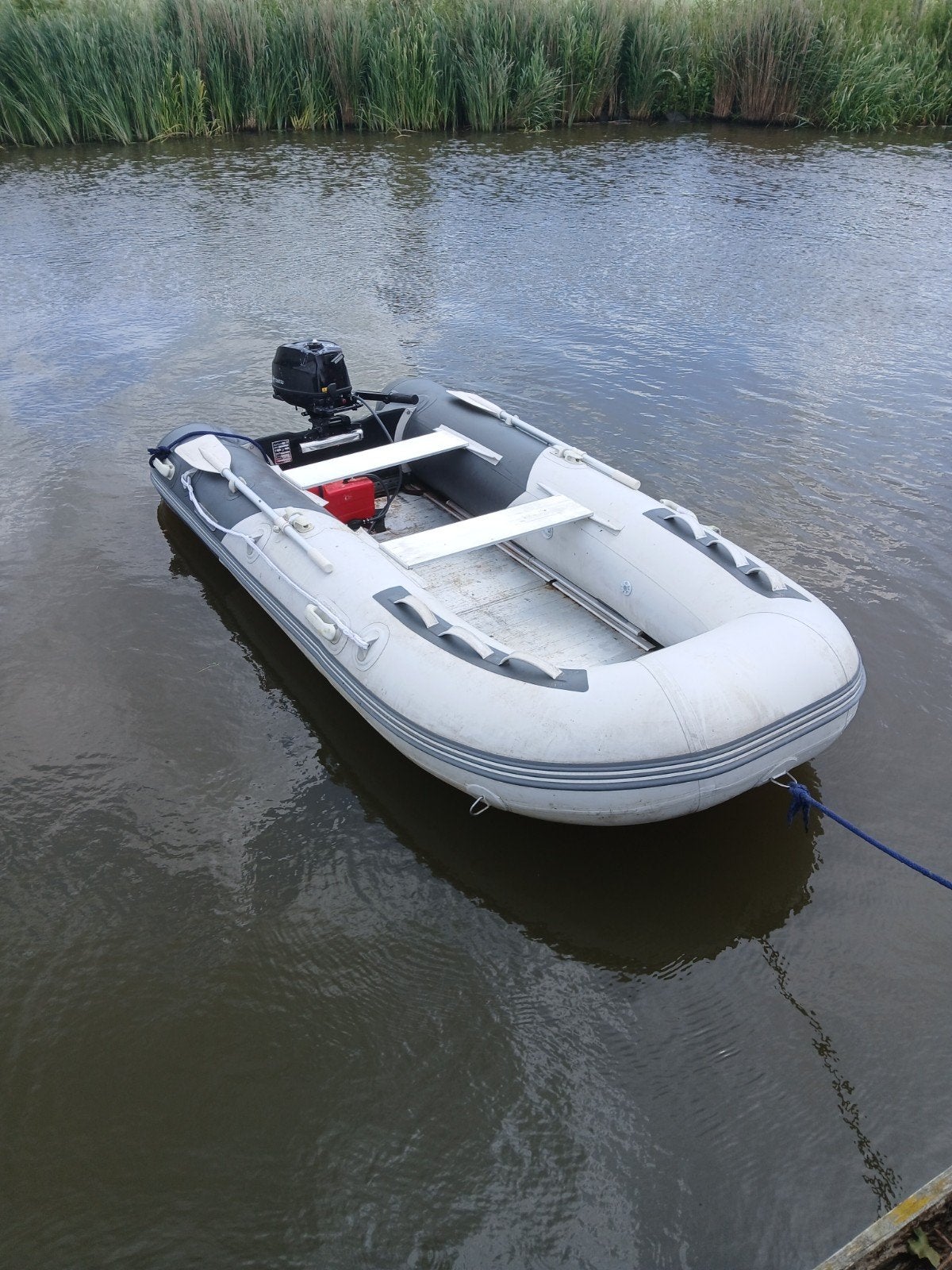 Te koop rubberboot 330, Ophalen