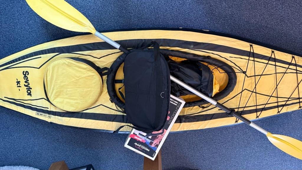 Sevyor K1 kayak opblaasbaar, Watersport en Boten, Ophalen, Opblaasbaar, Gebruikt, 1-persoons
