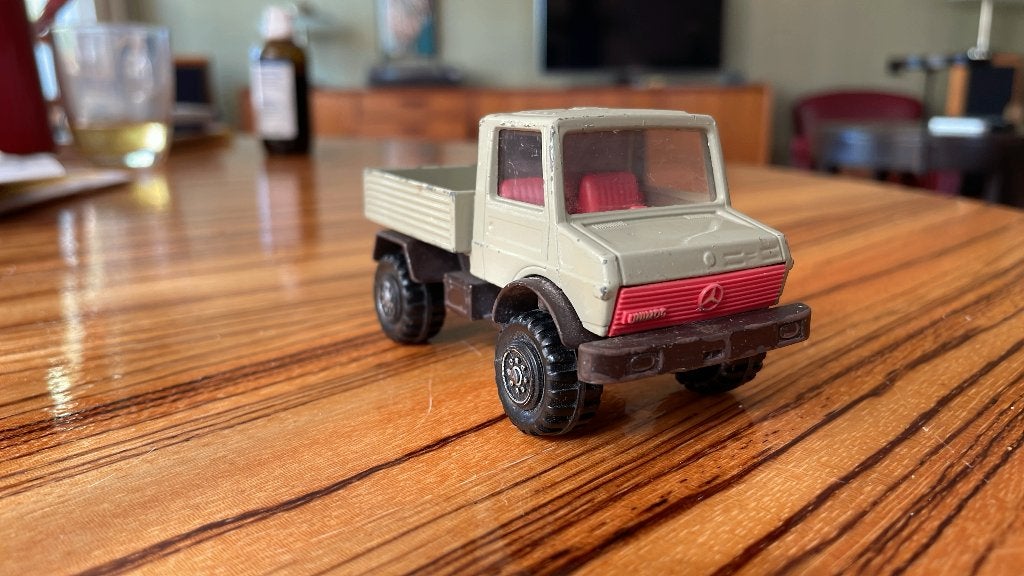 Mercedes-Benz Unimog 1978 - Matchbox - 1:43, Ophalen of Verzenden, Gebruikt, Bus of Vrachtwagen, Matchbox