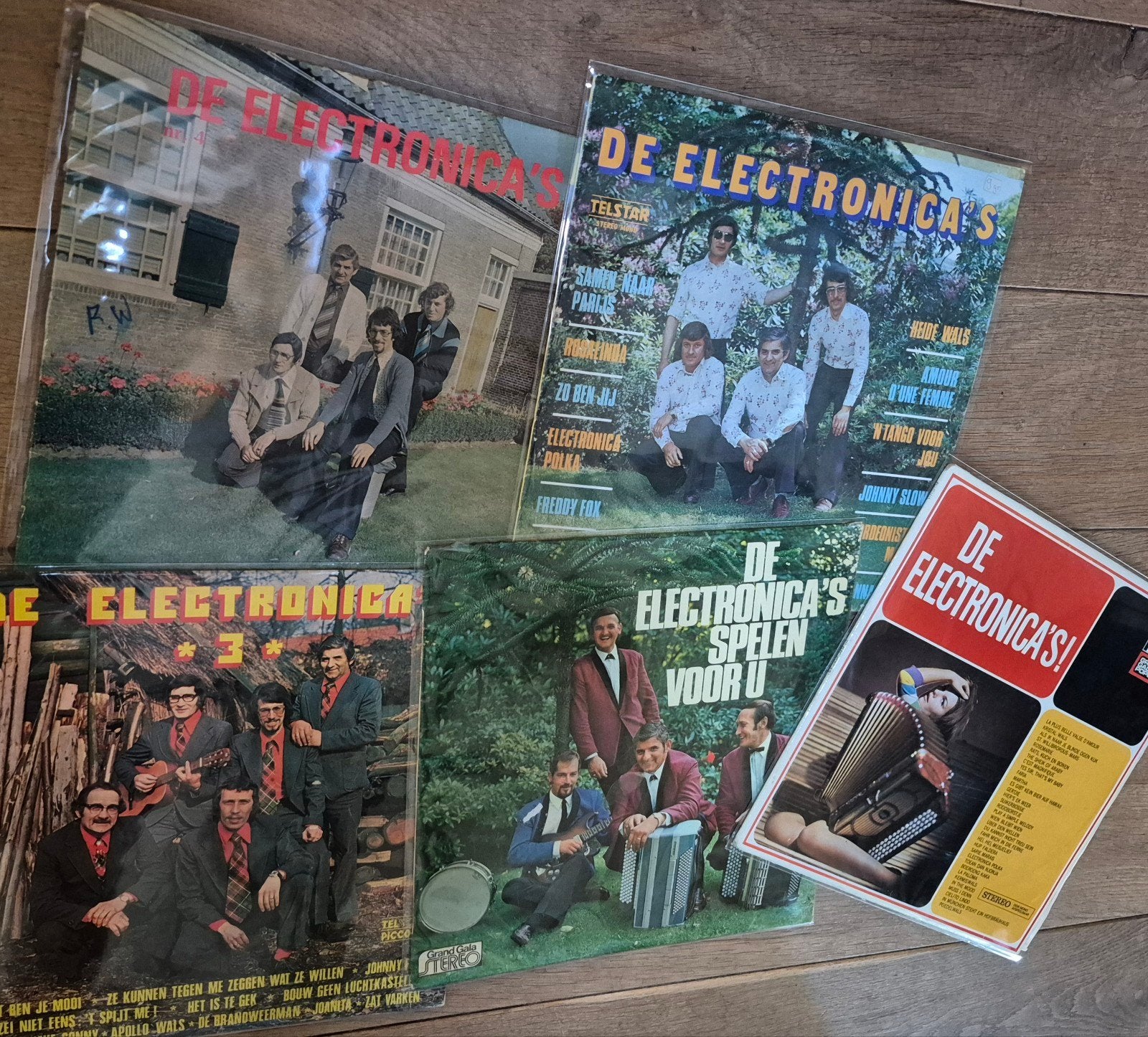 5 LPs van De Electronica's Piraten Toppers., Cd's en Dvd's, Vinyl | Nederlandstalig, Ophalen of Verzenden, Gebruikt, 12 inch, Levenslied of Smartlap