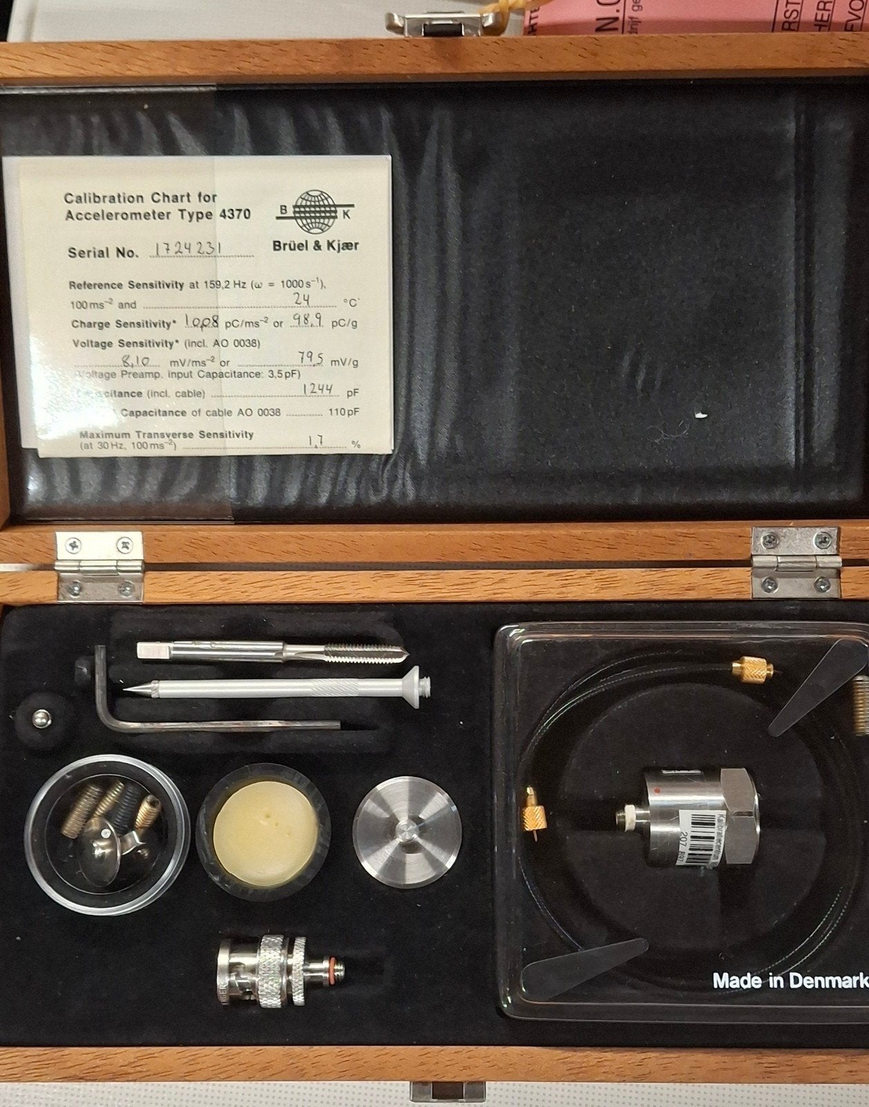 Accelero meter Brüel & Kjaer 4370, Ophalen of Verzenden