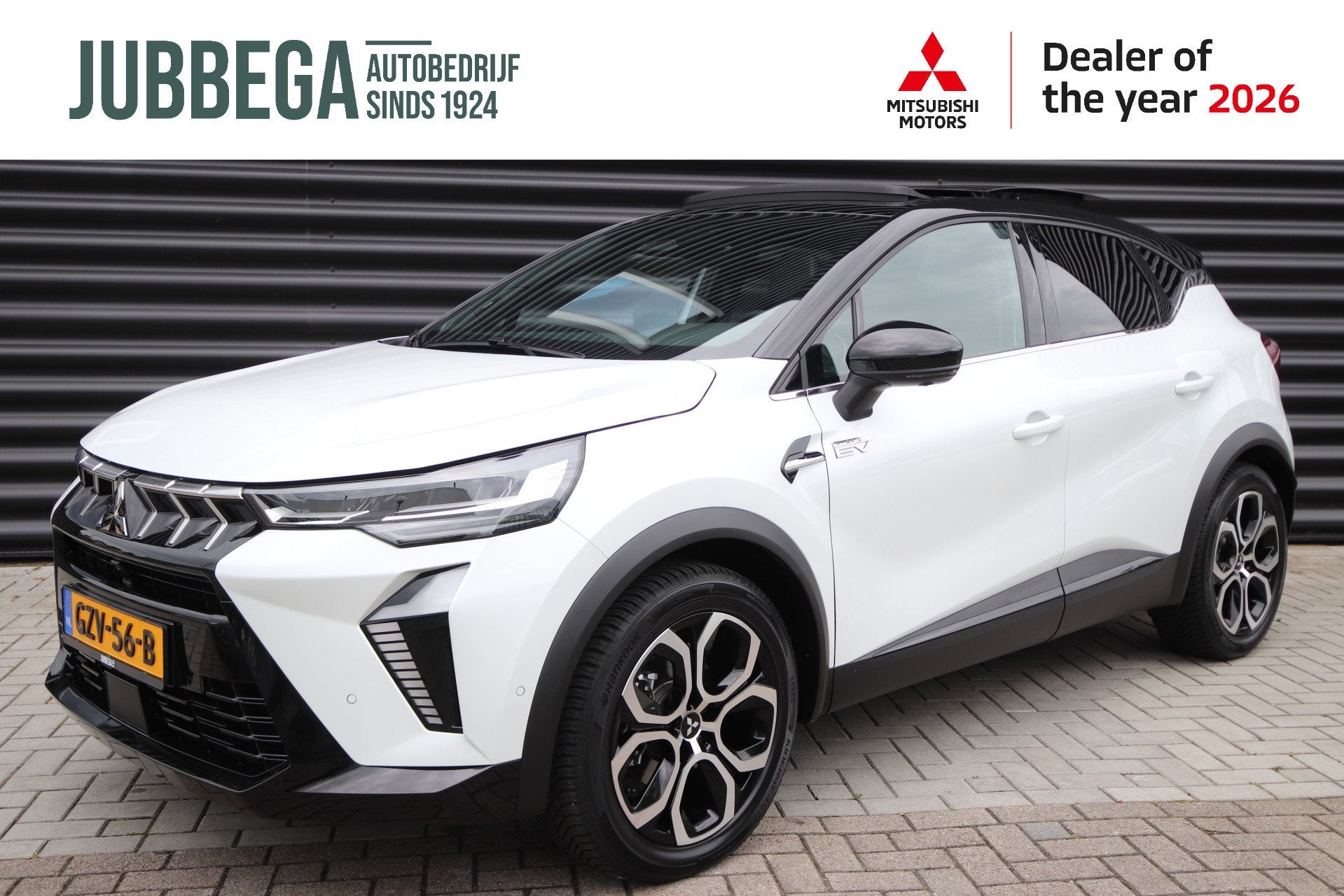 Mitsubishi ASX 1.6 HEV AT Instyle Pano, Leder, Hybride, 12 maanden, Gebruikt, Wit, Bedrijf
