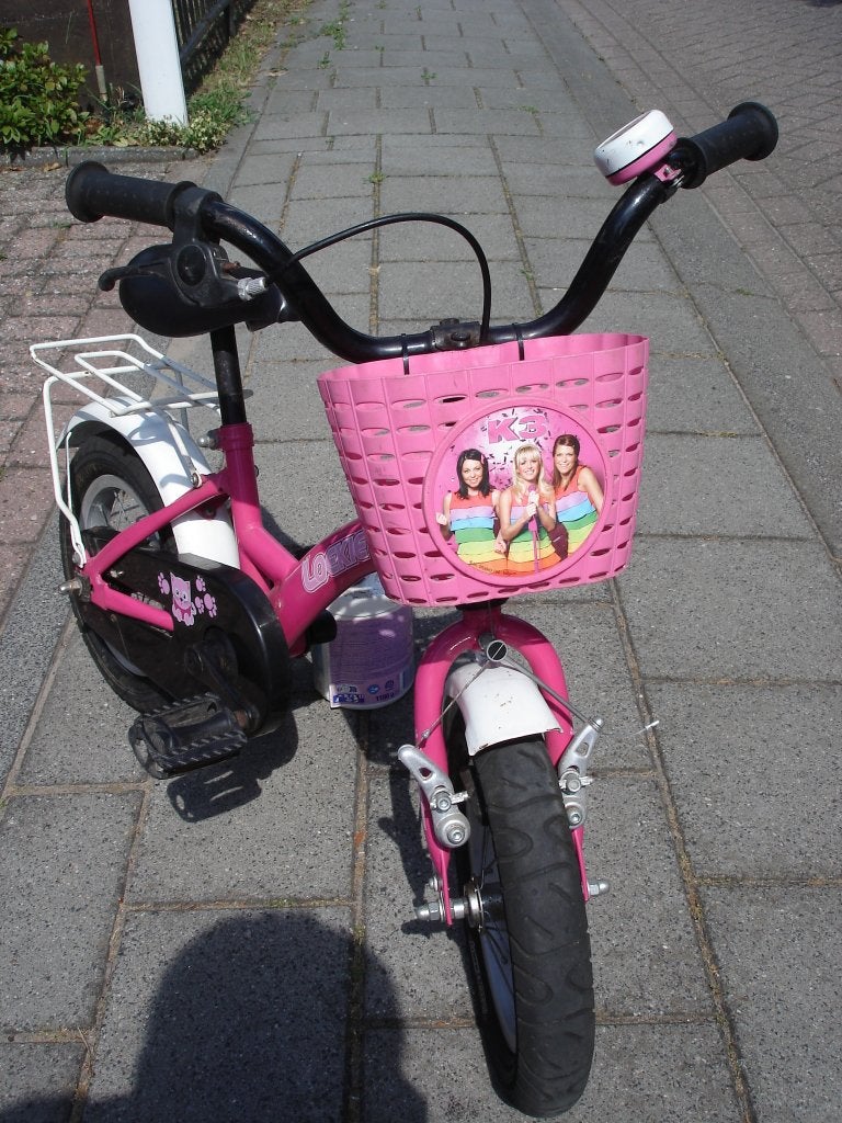 Loekie K3 meisjesfiets 12 inch, Ophalen, Terugtraprem, Gebruikt, Loekie k3