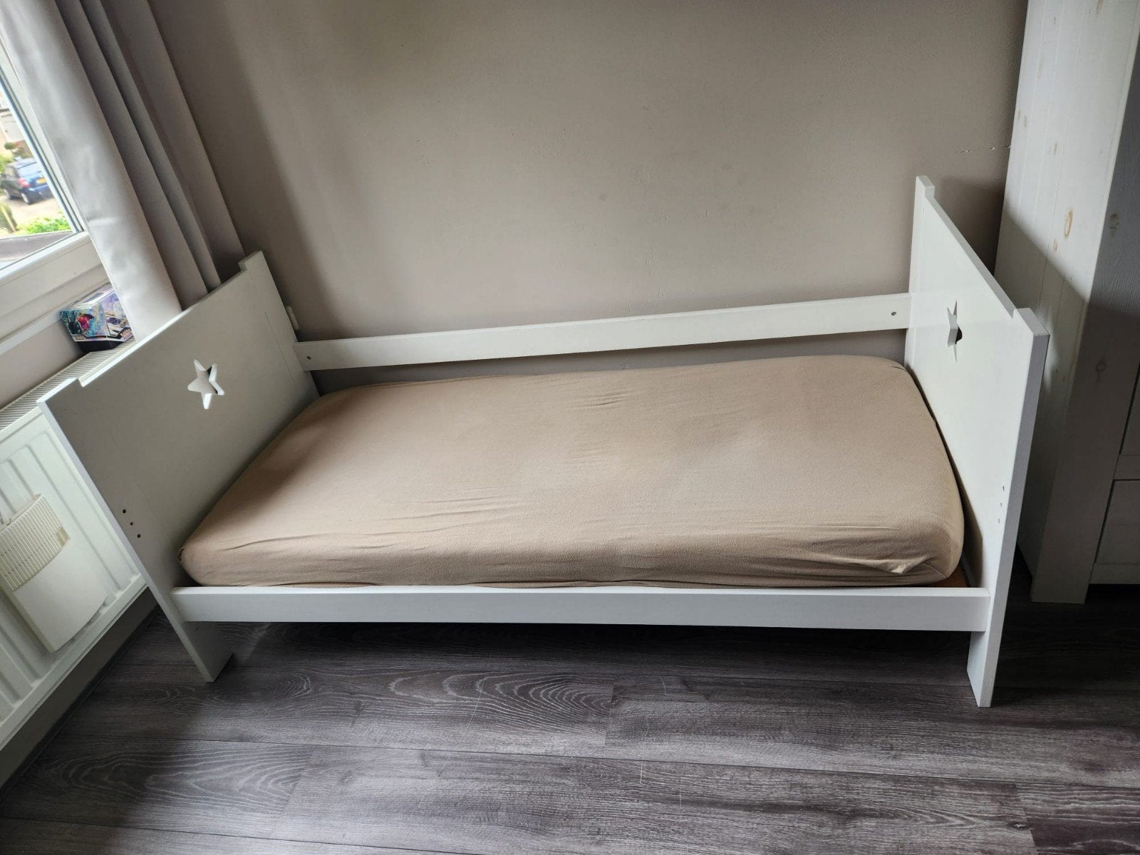 Juniorbed Petit Amelie, 70 tot 85 cm, Zo goed als nieuw, Matras, 140 tot 160 cm