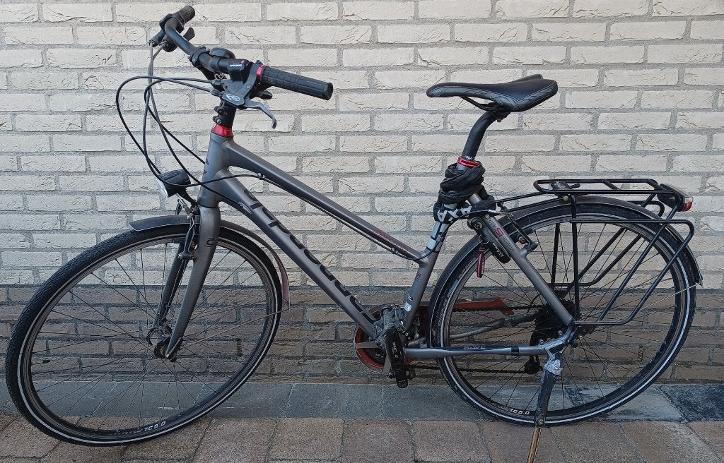 Canondale Tesoro lichtgewicht damesfiets 18 versn., Gebruikt, Velgrem, Versnellingen, Ophalen