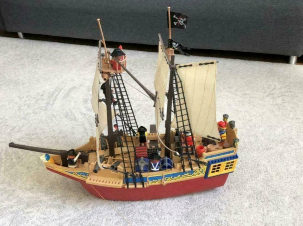 Playmobil piratenschip, Kinderen en Baby's, Speelgoed | Playmobil, Pirates, Gebruikt, Complete set, Ophalen of Verzenden