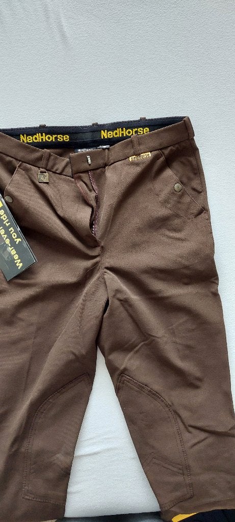 Voor wie een rijbroek zonder siliconen zoekt!! Mt 44, Dressuur, Nieuw, Dames, Onderkleding