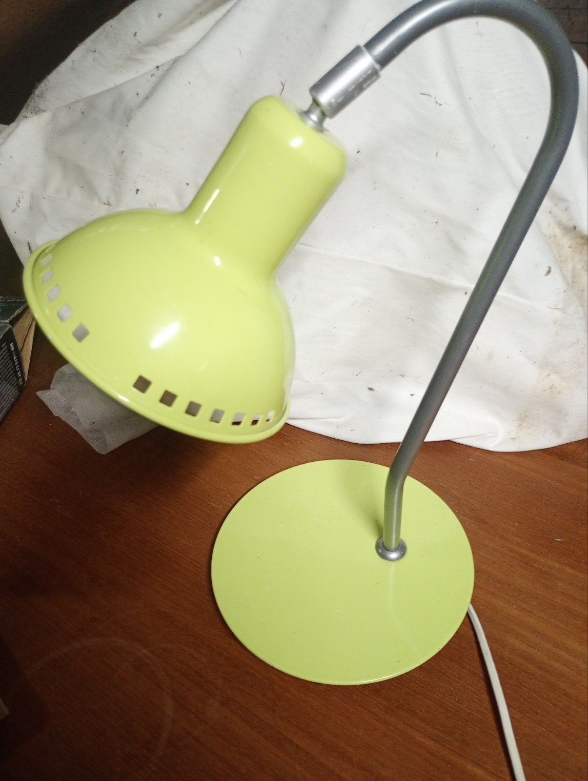 Vintage Bureaulamp/Tafellamp - Groen, Bureaulamp, Ophalen of Verzenden, Metaal, Gebruikt