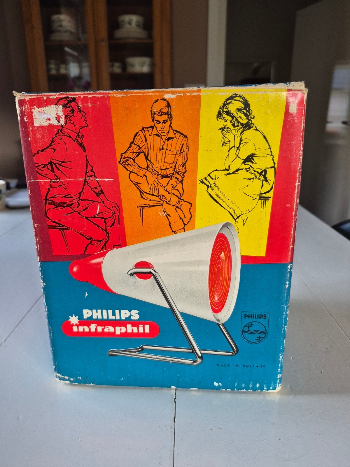 Vintage Philips infrarood lamp 1960, Ophalen of Verzenden