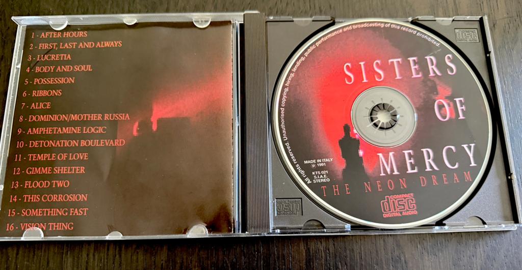 Sisters Of Mercy The Neon Dream live Reading festival 1991, Ophalen of Verzenden, Zo goed als nieuw