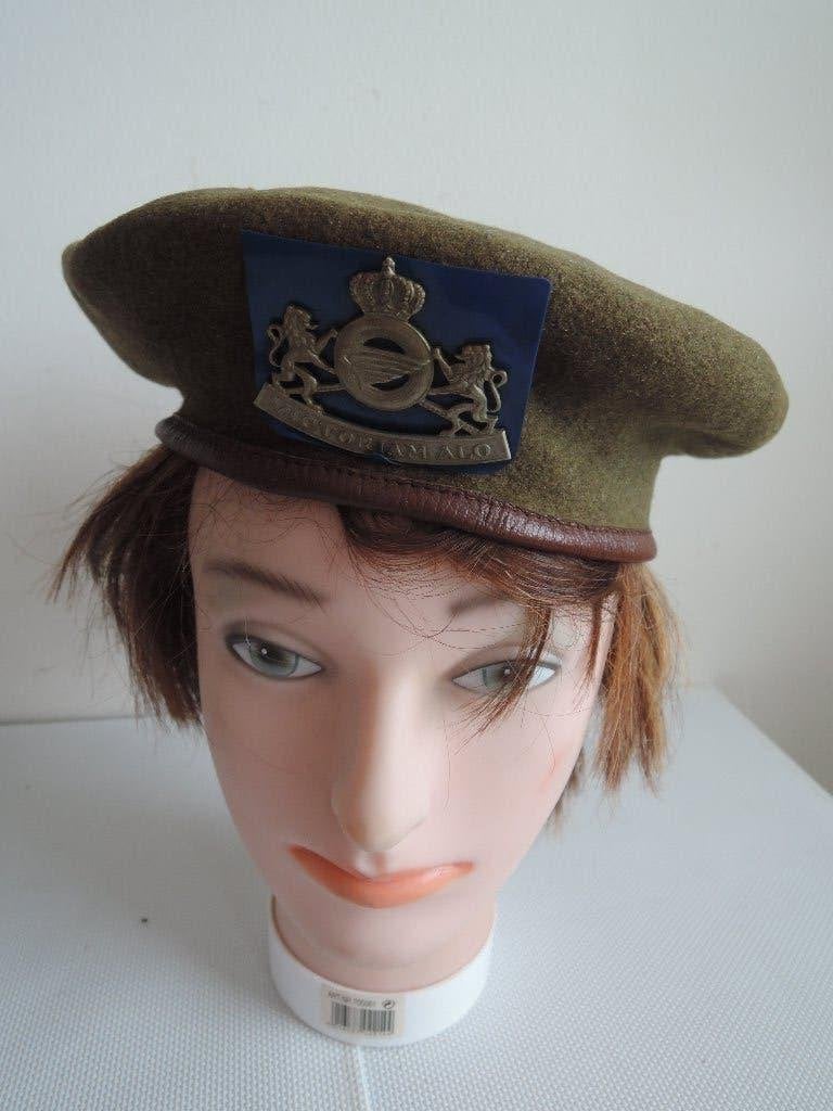 Militaire baret, Ophalen of Verzenden, Landmacht, Overige gebieden, Helm of Baret