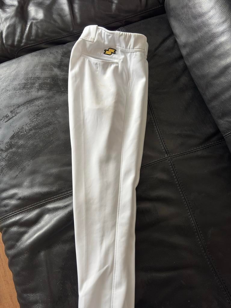SSK XS Honkbalbroek Honkbal Broek Wit, Sport en Fitness, Honkbal en Softbal, Zo goed als nieuw, Kleding, Ophalen of Verzenden