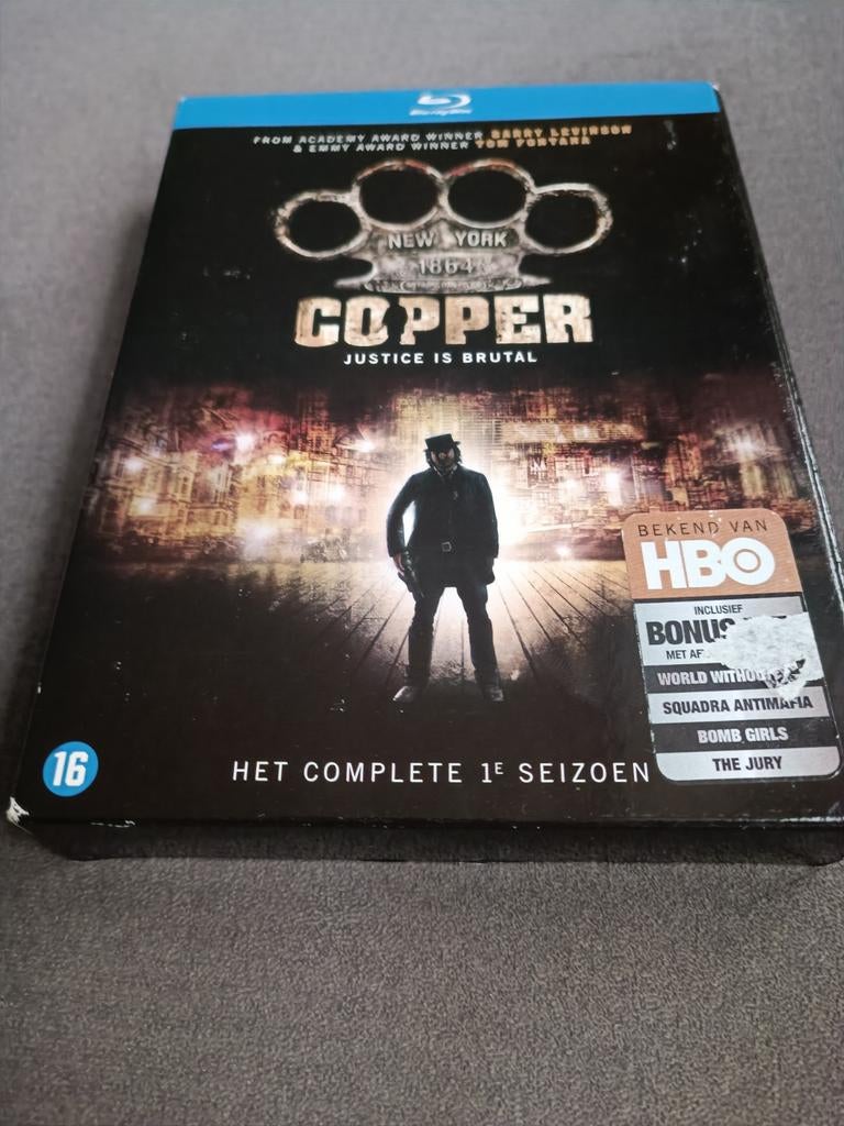 Copper seizoen 1 - bluray, Ophalen of Verzenden, Zo goed als nieuw, Tv en Series