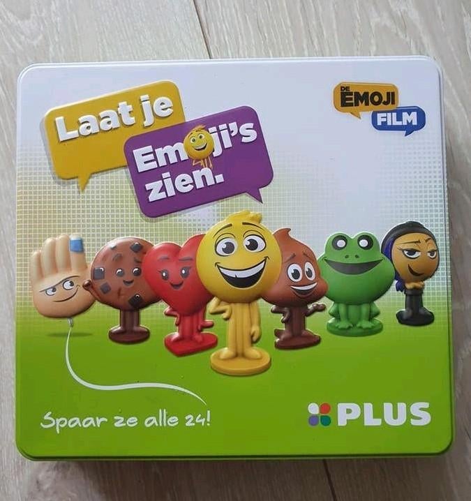 Emoji verzamelbox  Plus, Verzamelen, Supermarktacties, Plus, Ophalen of Verzenden