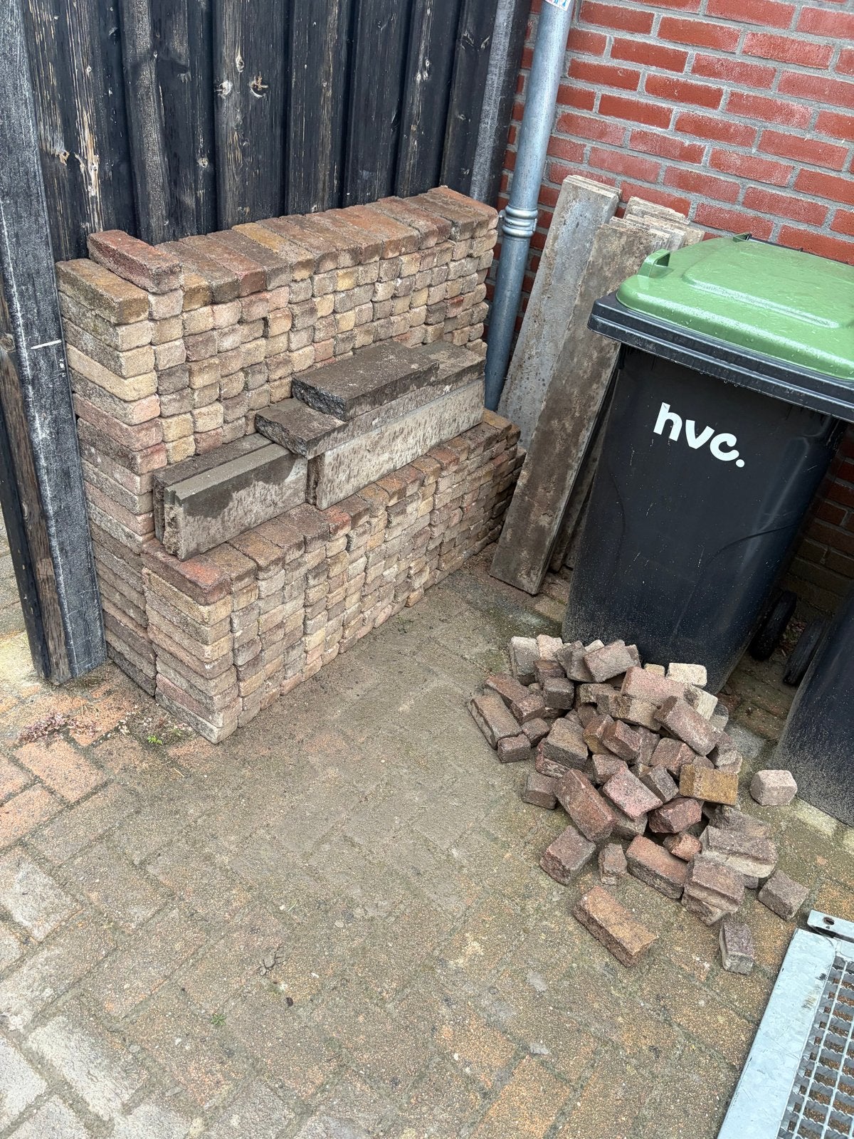 Gebruikte straatstenen boerenklinkers, Overige materialen, Gebruikt, 20 tot 40 cm, Minder dan 5 m²