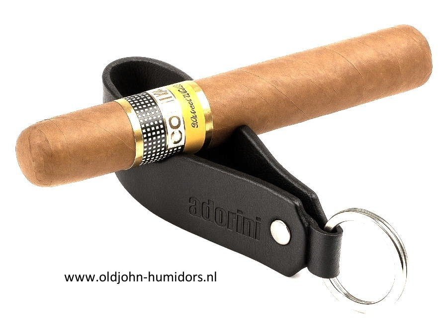 ADORINI SLEUTELHANGER LEER + SIGAREN - EN PIJPHOUDERI  shz01, Verzenden, Nieuw, Tabaksdoos of Verpakking