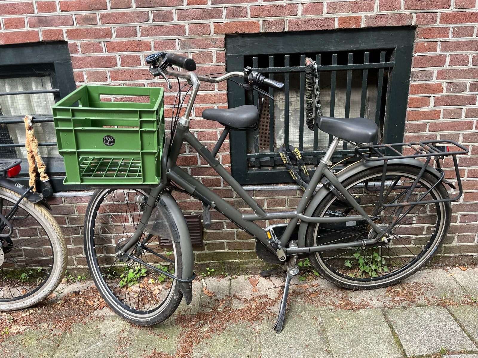 Azor custom family cargo bike w/ front crate & child seat, Versnellingen, Schijfrem, Ophalen, Overige merken