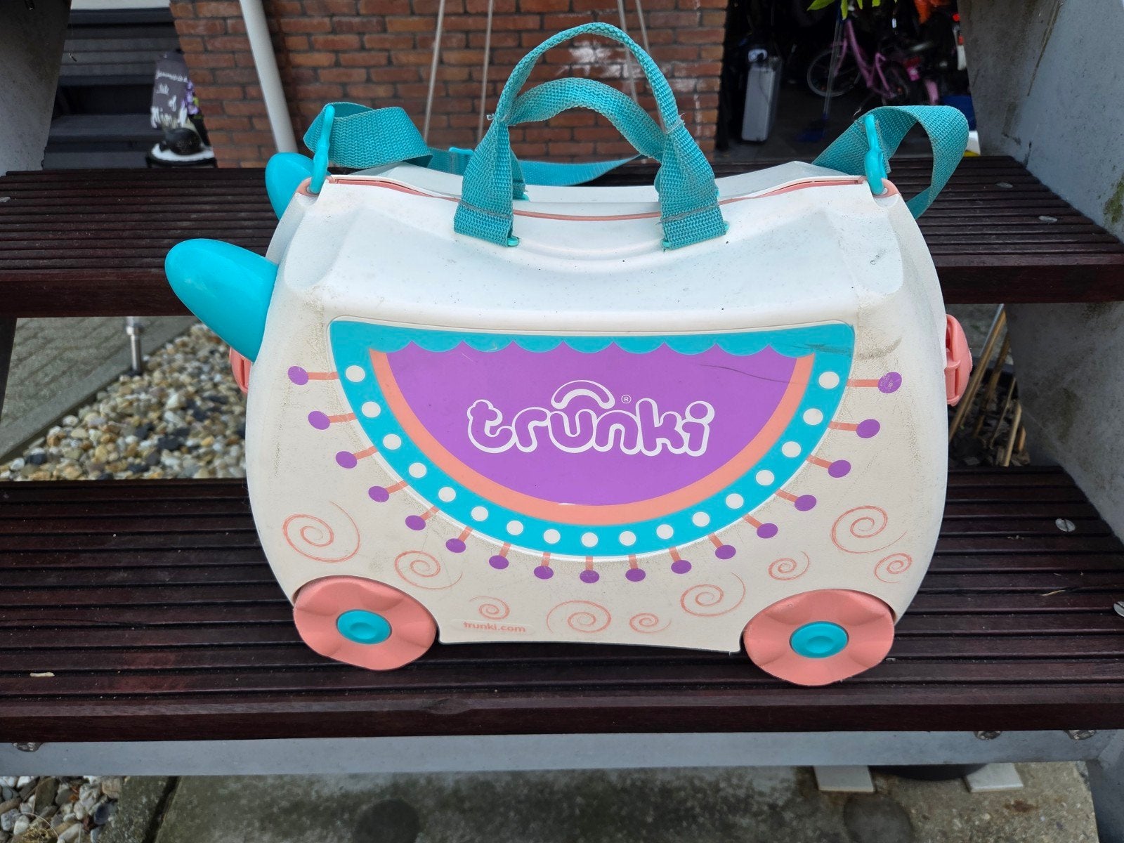 Trunki lama/alpaca koffer - gebruikt maar in orde, Ophalen of Verzenden, Gebruikt