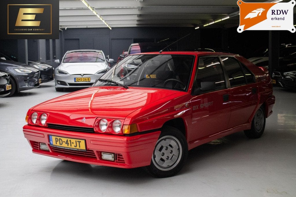 Citroen BX 1.9 | BX SPORT | DE ENIGE ECHTE FLODDER AUTO, Voorwielaandrijving, Stof, Gebruikt, Zwart