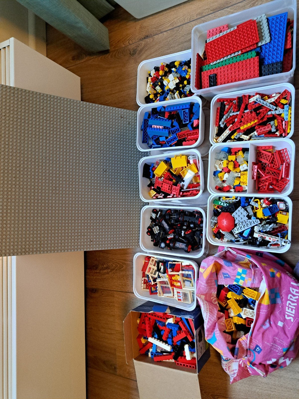 Vintage LEGO met minifiguren en instructies, Ophalen of Verzenden, Gebruikt, Overige merken