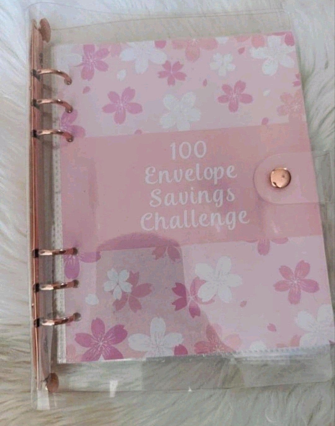 Roze 100 Envelope Savings Challenge Spaarmap / Budget Planne, Ophalen of Verzenden, Nieuw