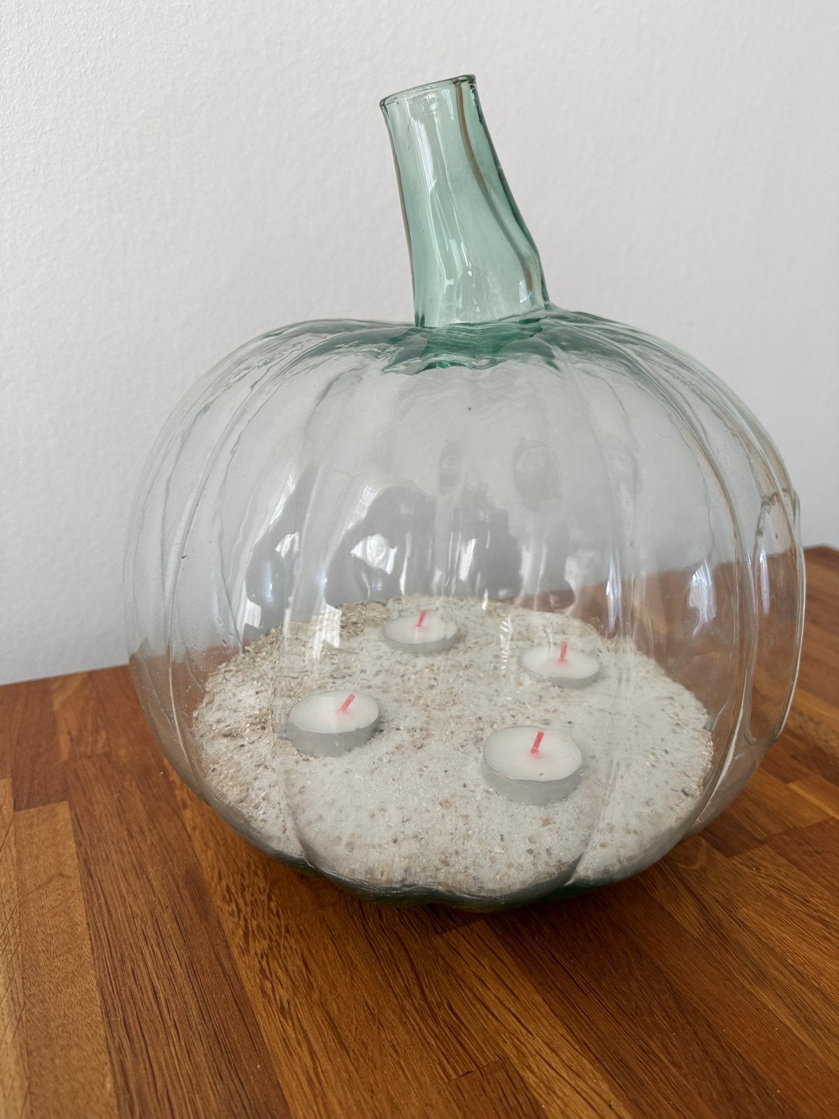 Halloween glazen pompoen, Onbekend, Ophalen of Verzenden, Onbekend, Onbekend