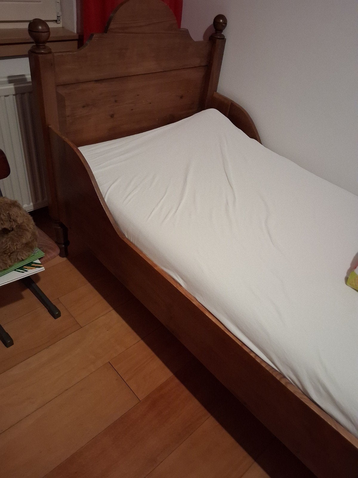 Antiek bed 1pers., Antiek en Kunst, Ophalen of Verzenden
