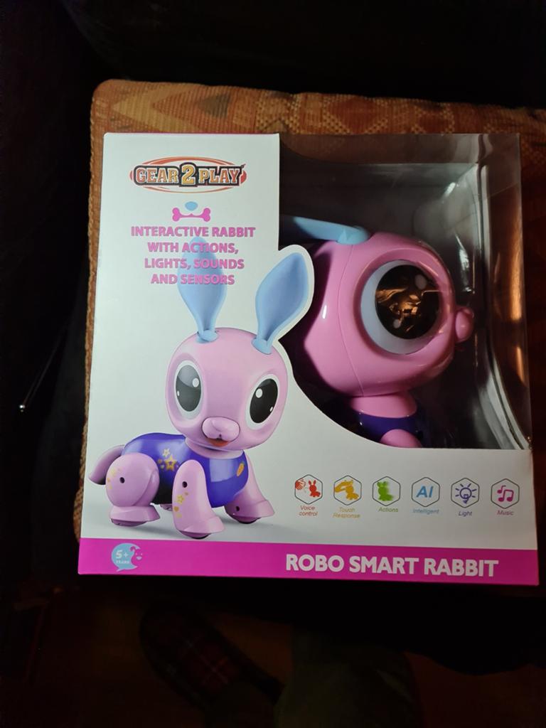 Gear 2 Play Robo Smart Rabbit - Interactief Konijn, Ophalen