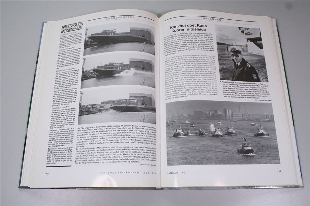 Jaarboek binnenvaart 1992 — Rijk geïllustreerd Boek, N.v.t., N.v.t., Ophalen of Verzenden, Zo goed als nieuw