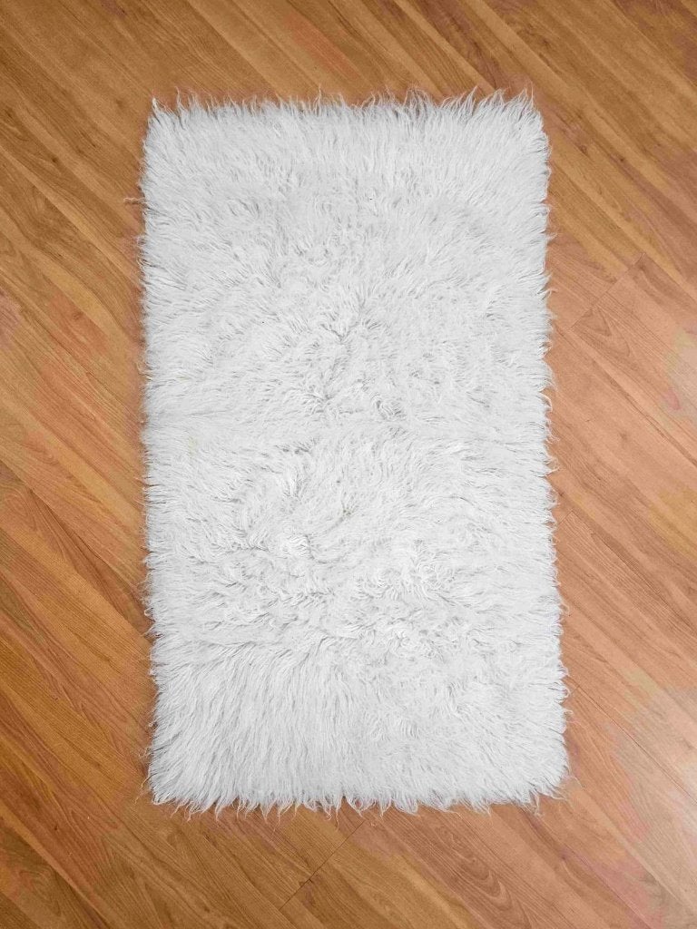 Wollen flokati kleed 100/55 cm, Zo goed als nieuw, Mon Plaisir 19, Etten-Leur, Netherlands, DJT De Juiste Toon, Rechthoekig