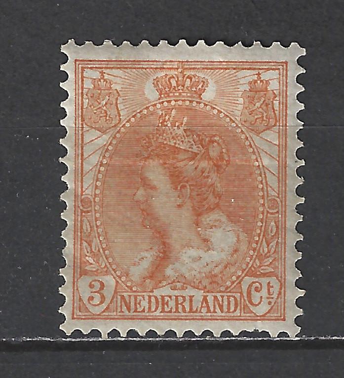 NVPH 56 ong Wilhelmina 1899 ; OUD NEDERLAND per stuk, Ophalen of Verzenden, T/m 1940, Postfris