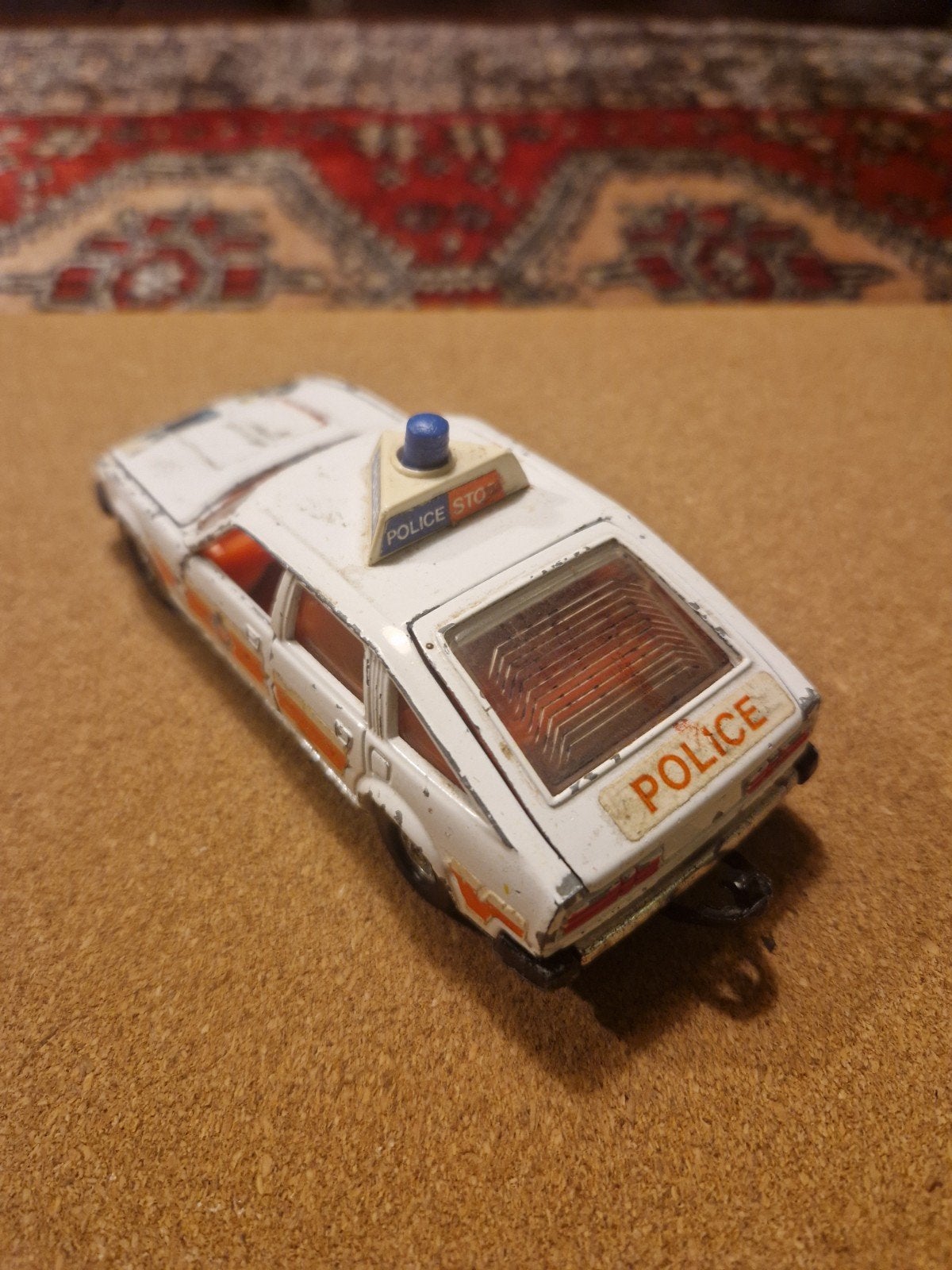 Rover 3500 SDI Police Corgi Toys wit originel in goede staat, Hobby en Vrije tijd, Ophalen of Verzenden, Gebruikt, Auto, Corgi