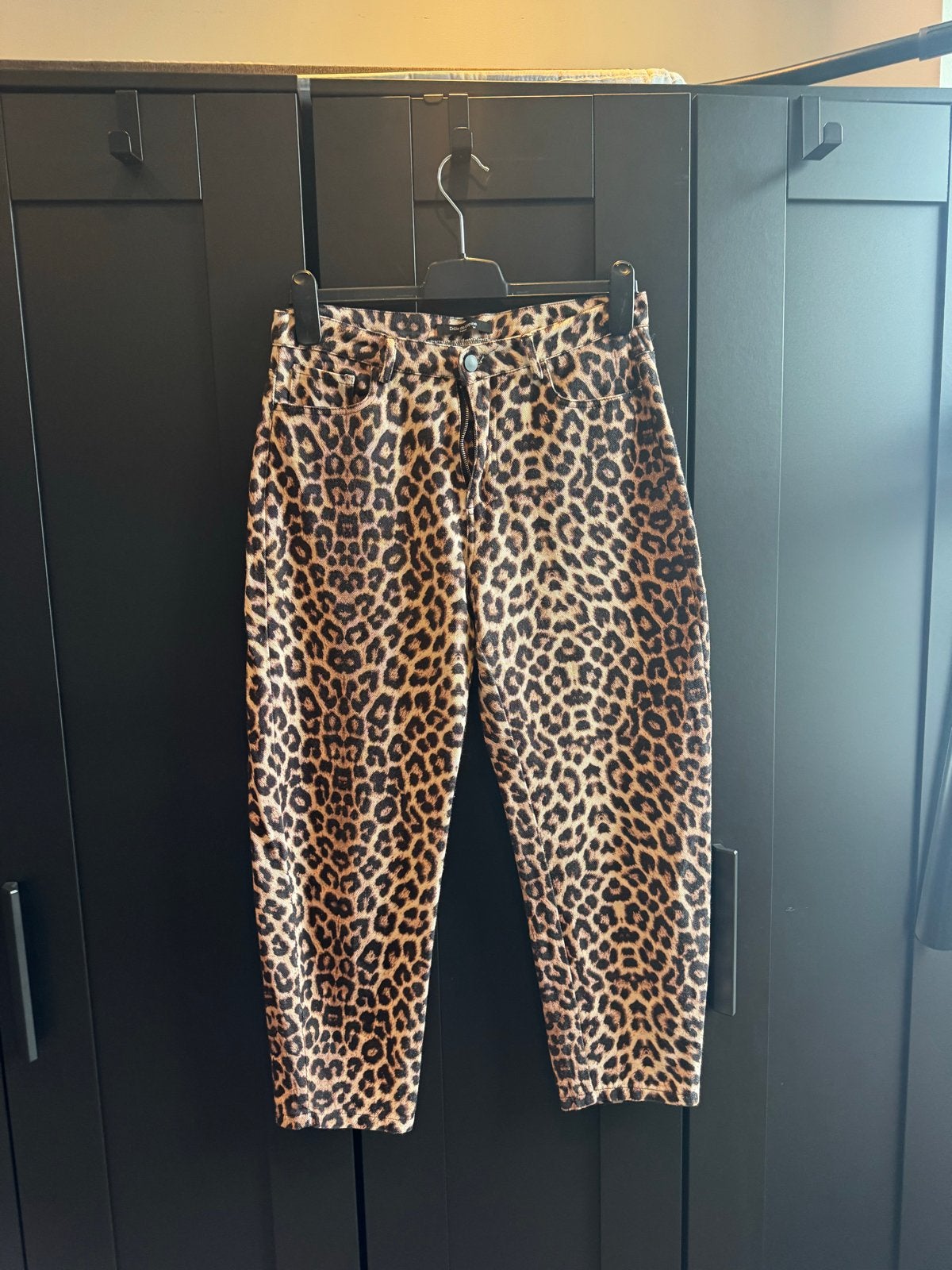 Drôle de copine Luipaardprint Broek Maat M, Kleding | Dames, Broeken en Pantalons, Maat 38/40 (M), Bruin, Ophalen of Verzenden