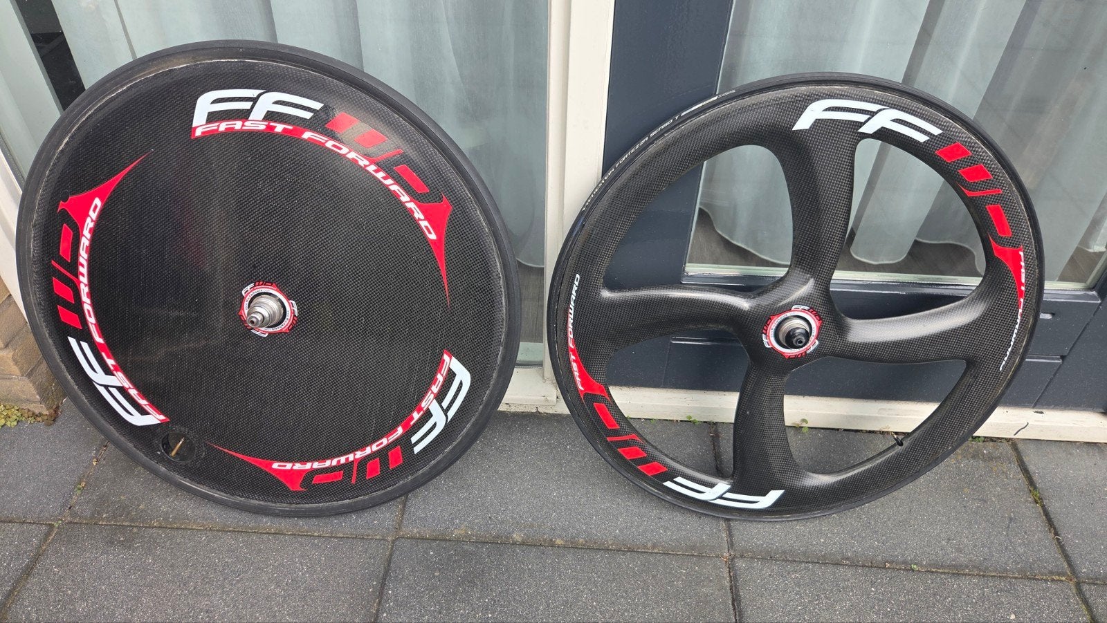 FFWD Fast Forward Carbon Wielset - Tijdrit/Triatlon Replica, Gebruikt, Carbon, Ophalen of Verzenden, Meer dan 20 versnellingen