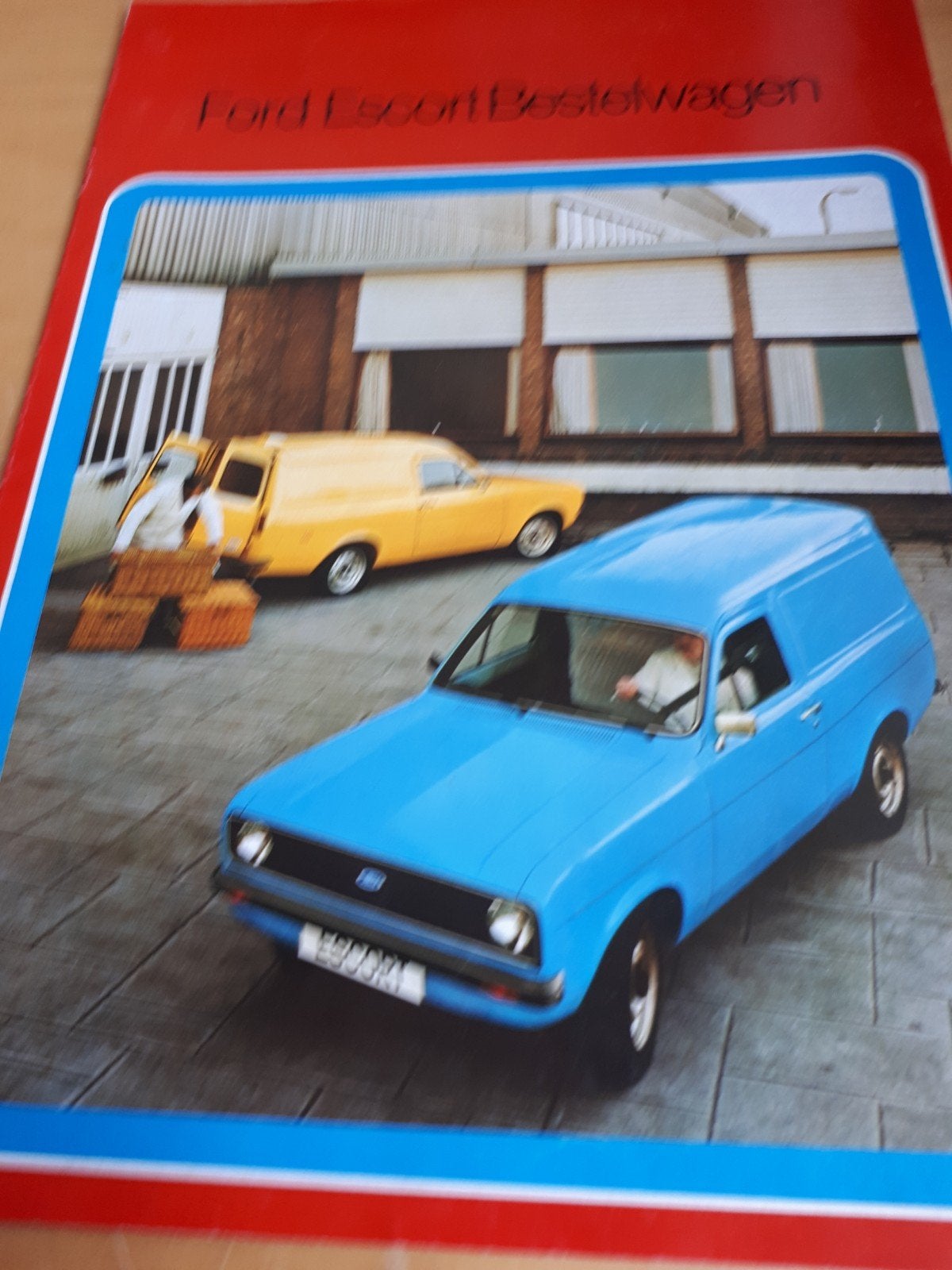 1976 Ford Escort mk2 bestel folder Nederlands als nieuw, Ophalen of Verzenden, Zo goed als nieuw, Ford