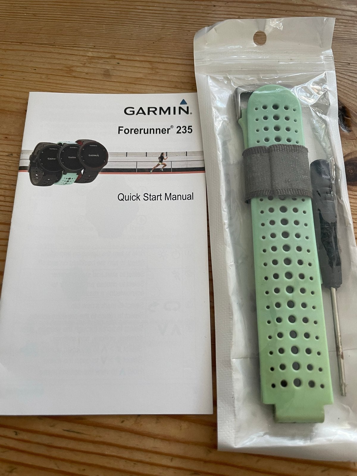 Garmin Forerunner 235 los bandje, Afstand, Verzenden, Zwart, Nieuw