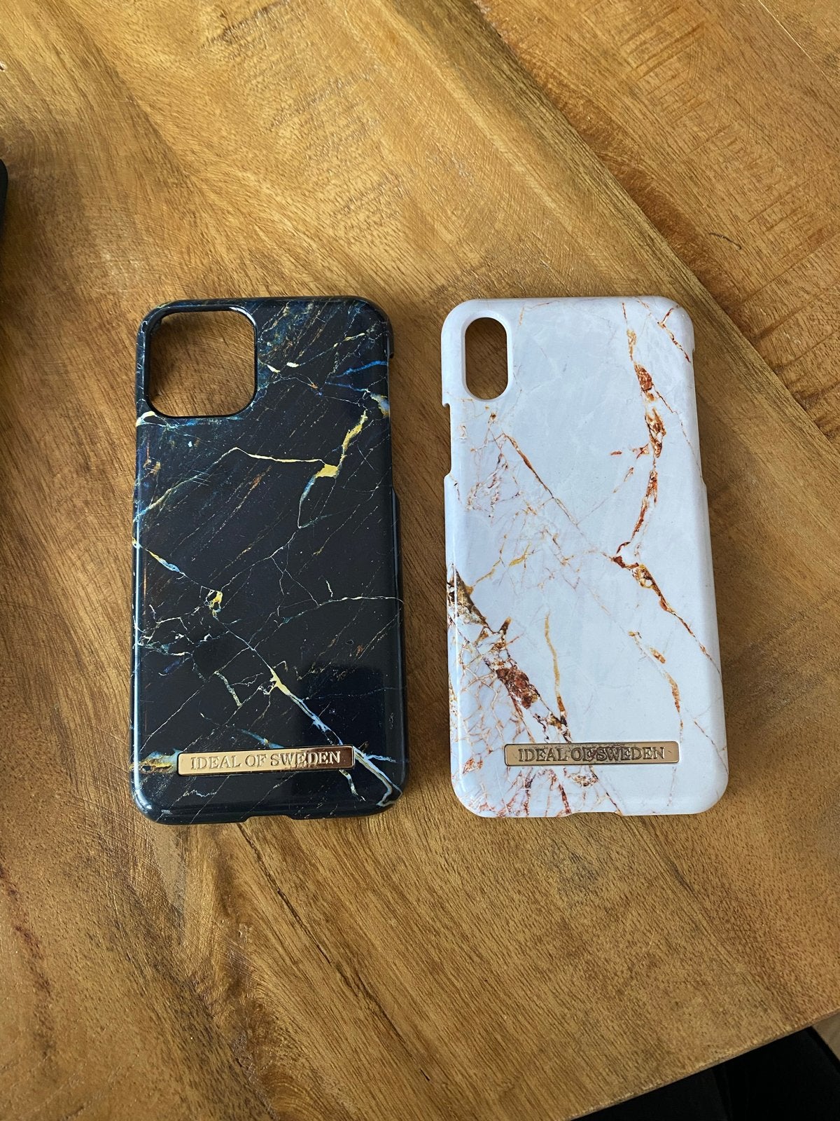 2x iDeal of Sweden iphone X telefoonhoesje marmer (zwart/wit, Telecommunicatie, Mobiele telefoons | Hoesjes en Frontjes | Apple iPhone