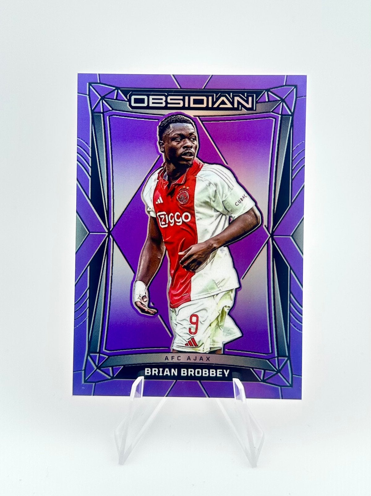 Brian Brobbey /30 Panini Obsidian Purple Ajax, Verzamelen, Ophalen of Verzenden, Zo goed als nieuw, Ajax, Poster, Plaatje of Sticker