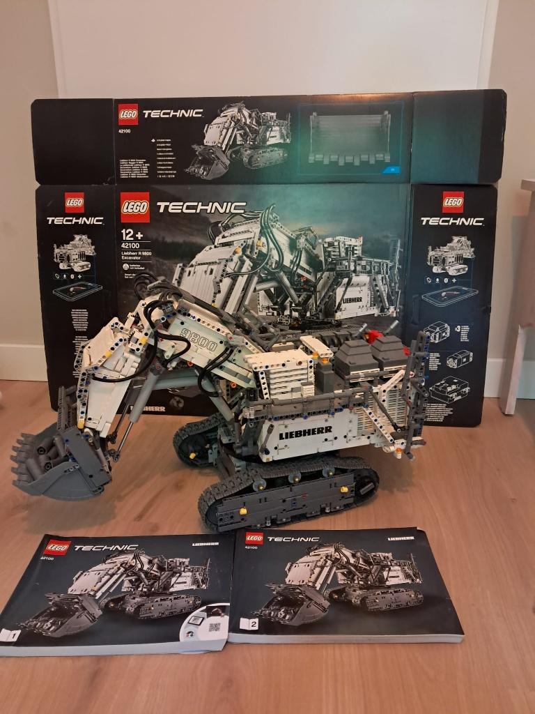 LEGO Technic Liebherr R 9800 Excavator 42100, Kinderen en Baby's, Speelgoed | Duplo en Lego, Zo goed als nieuw, Lego, Complete set
