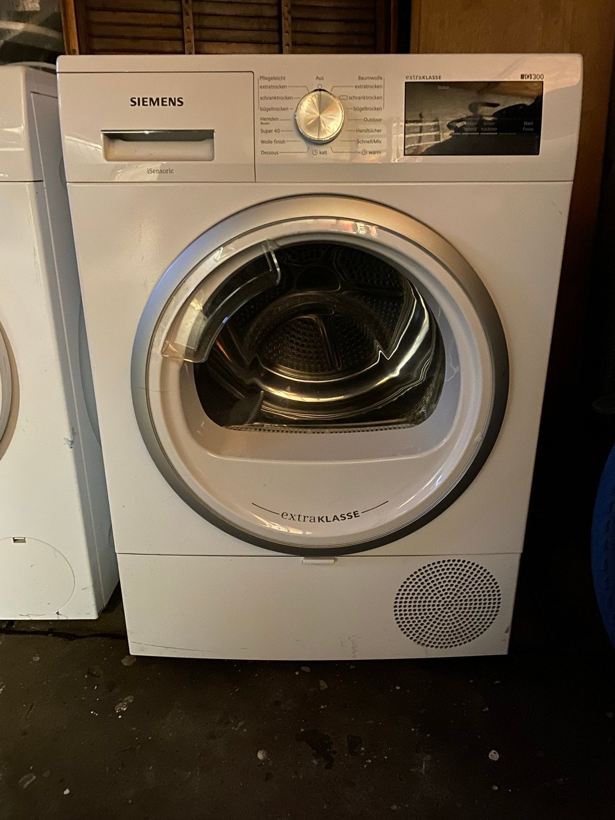 Zo goed als nieuwe Siemens iQ300 Wasdroger (1 jaar gebruikt), Ophalen, Zo goed als nieuw, Voorlader, Anti-kreukfase